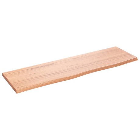 Vidaxx plan vasque 100x30x2 cm bois massif traité marron clair