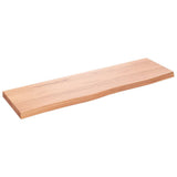 Vidaxx plan de lavabo 100x30x (2-4) cm bois massif traité marron clair