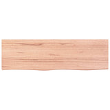 Vidaxx plan de lavabo 100x30x (2-4) cm bois massif traité marron clair
