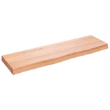 Vidaxx plan de lavabo 100x30x (2-6) cm bois massif traité marron clair