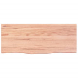 Vidaxx plan de lavabo 100x40x (2-6) cm bois massif traité marron clair