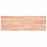Vidaxx plan de lavabo 120x40x (2-4) cm bois massif traité marron clair