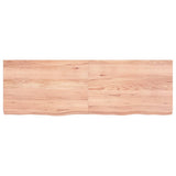 Vidaxx plan de lavabo 120x40x (2-6) cm bois massif traité marron clair