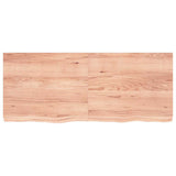 Vidaxx plan de lavabo 120x50x (2-6) cm bois massif traité marron clair