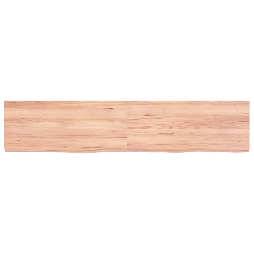 VIDAXL WASHBAIN-Blatt 140x30x (2-4) CM behandeltes massives Holz hellbraun