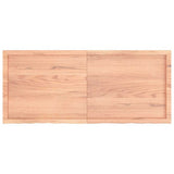Plan vasque Vidaxx 140x60x (2-4) cm bois massif traité marron clair