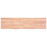 Vidaxx plan de lavabo 160x40x (2-6) cm bois massif traité marron clair