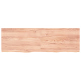 Vidaxx plan de lavabo 160x50x (2-4) cm bois massif traité marron clair