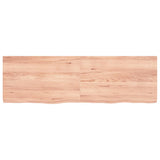 Vidaxx plan de lavabo 160x50x (2-6) cm bois massif traité marron clair
