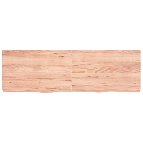 Vidaxx plan de lavabo 160x50x (2-6) cm bois massif traité marron clair