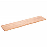 Vidaxx plan de lavabo 180x40x (2-4) cm bois massif traité marron clair