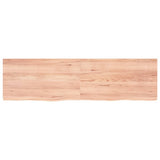 Vidaxx plan de lavabo 180x50x (2-4) cm bois massif traité marron clair