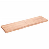 Vidaxx plan de lavabo 180x50x (2-6) cm bois massif traité marron clair