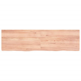 Vidaxx plan de lavabo 180x50x (2-6) cm bois massif traité marron clair