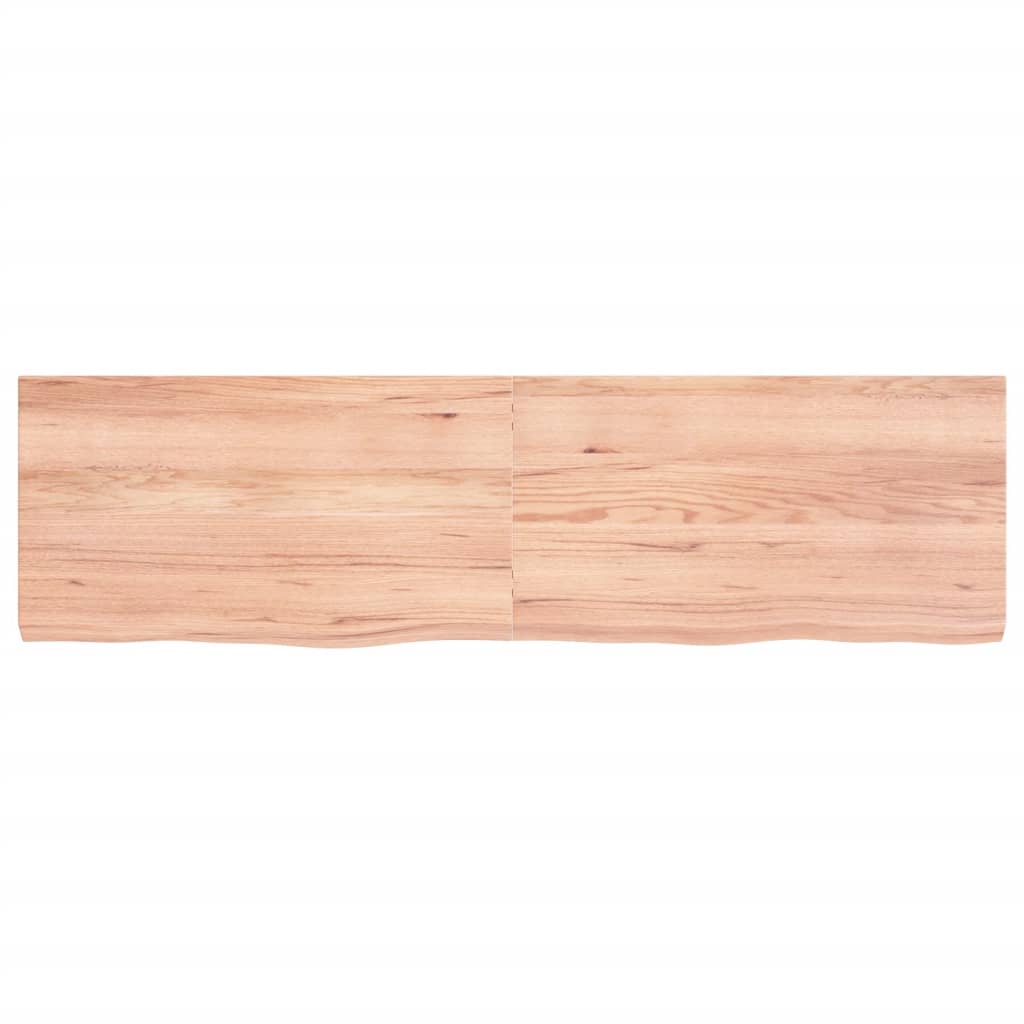 Vidaxl wastbasin Blat 180x50x (2-6) cm behandelt de staarken Holz Liicht Liichtbroch behandelt