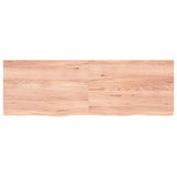 Vidaxx plan de lavabo 180x60x (2-4) cm bois massif traité marron clair