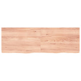 Vidaxx plan de lavabo 180x60x (2-6) cm bois massif traité marron clair