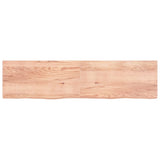 Vidaxx plan de lavabo 200x50x (2-6) cm bois massif traité marron clair