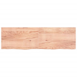 Vidaxx plan de lavabo 200x60x (2-4) cm bois massif traité marron clair
