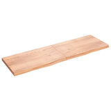 Vidaxx plan de lavabo 200x60x (2-6) cm bois massif traité marron clair