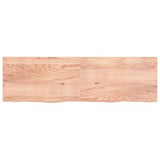 Vidaxx plan de lavabo 200x60x (2-6) cm bois massif traité marron clair