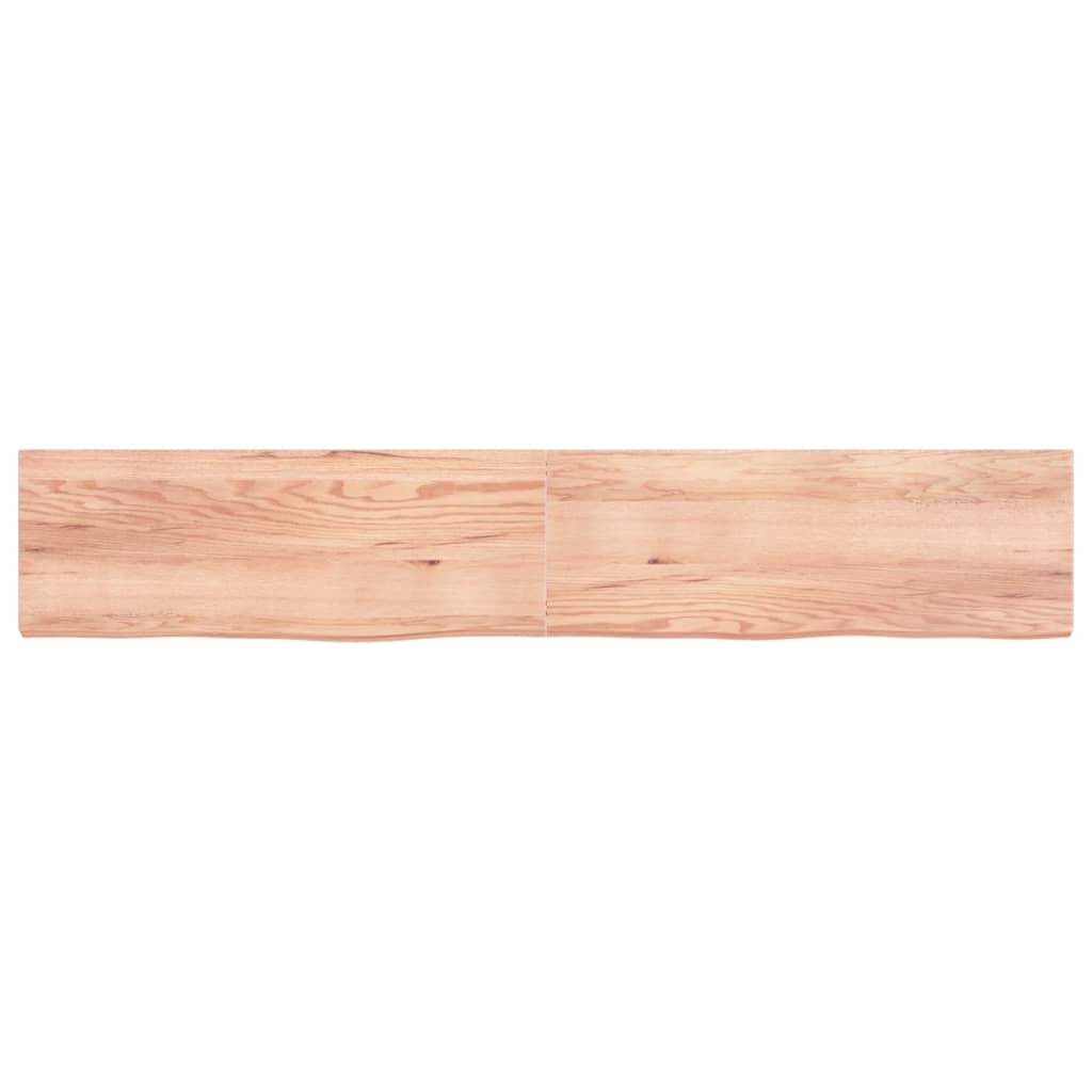 VIDAXL WASHBAIN-Blatt 220x40x (2-6) CM behandeltes massives Holz hellbraun