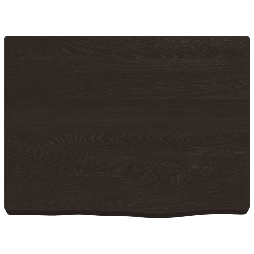 VidaXL Washbasin Table 40x30x (2-4) cm treated solid wood dark brown