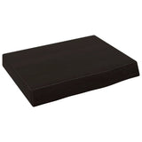 Vidaxx plan de lavabo 40x30x (2-6) cm bois massif traité marron foncé