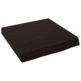Vidaxx plan de lavabo 40x40x (2-6) cm bois massif traité marron foncé