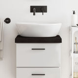 Vidaxl Washbasin Tabell 40x40x (2-6) cm behandlet massivt tre mørkebrunt