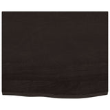 VidaXL Washbasin sheet 60x50x2 cm Treated solid wood dark brown