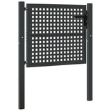 VidaXL Portail 105x125 cm acier anthracite