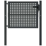 VidaXL Portail 105x125 cm acier anthracite