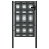 VidaXL Portail 105x175 cm acier anthracite