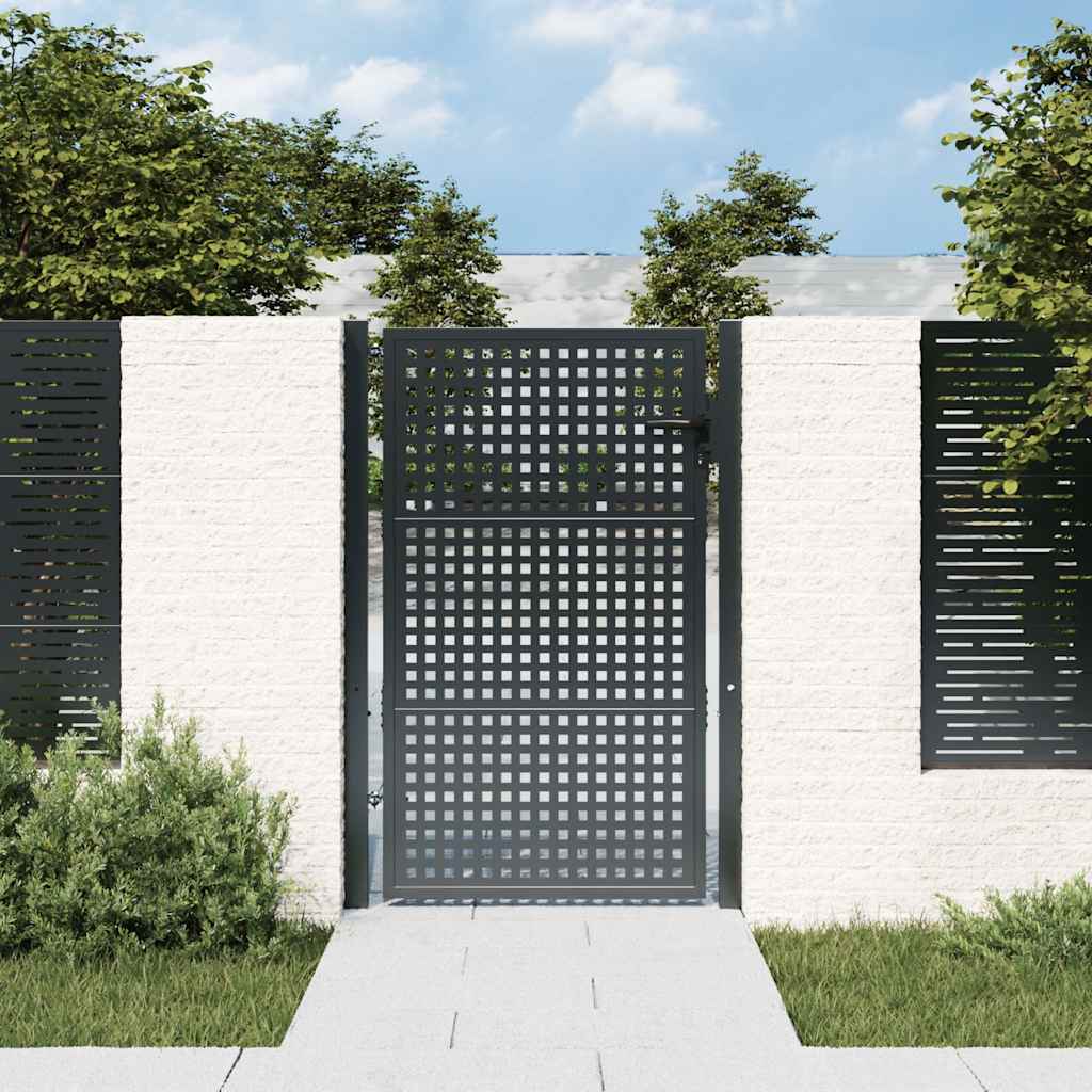 VidaXL Portail 105x175 cm acier anthracite