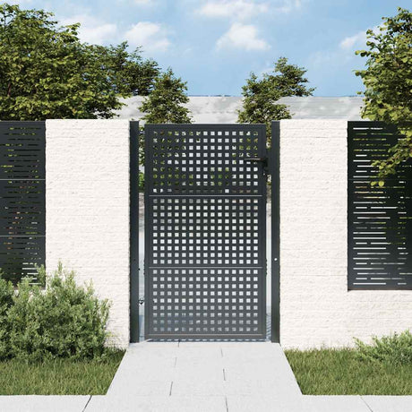 VidaXL Portail 105x175 cm acier anthracite