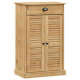 Vidaxx armoire à chaussures vigo 60x35x96 cm bois de pin massif