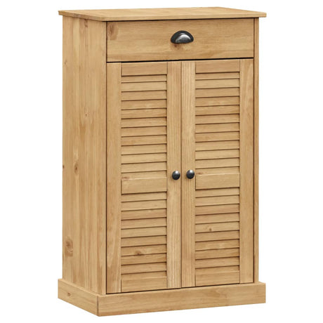 Vidaxx armoire à chaussures vigo 60x35x96 cm bois de pin massif