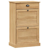 Vidaxx armoire à chaussures vigo 60x35x96 cm bois de pin massif