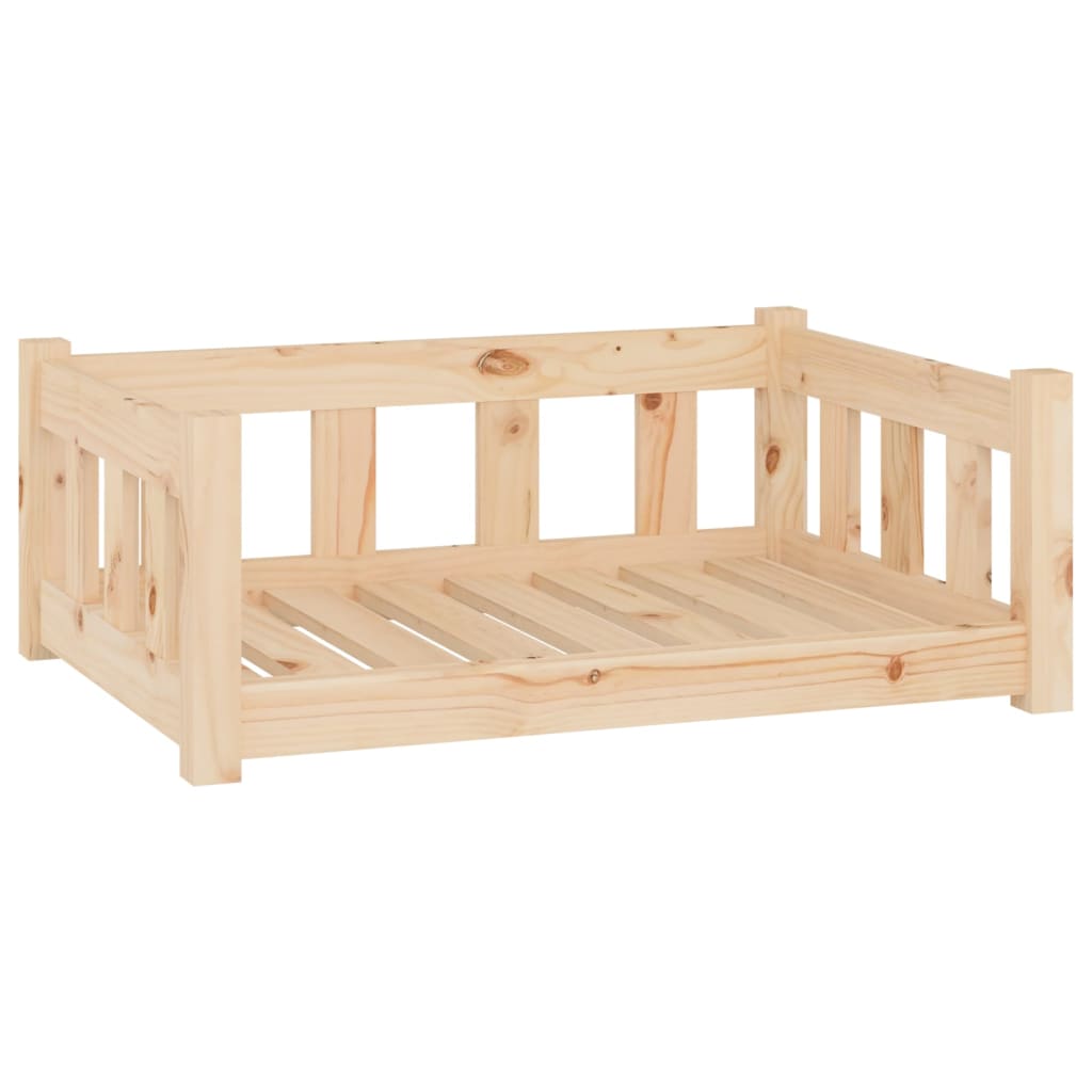 Vidaxl Dog Panier 75.5x55.5x28 cm Pine solide