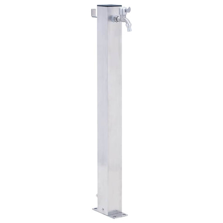 Vidaxx colonne d'eau carrée 40 cm inox