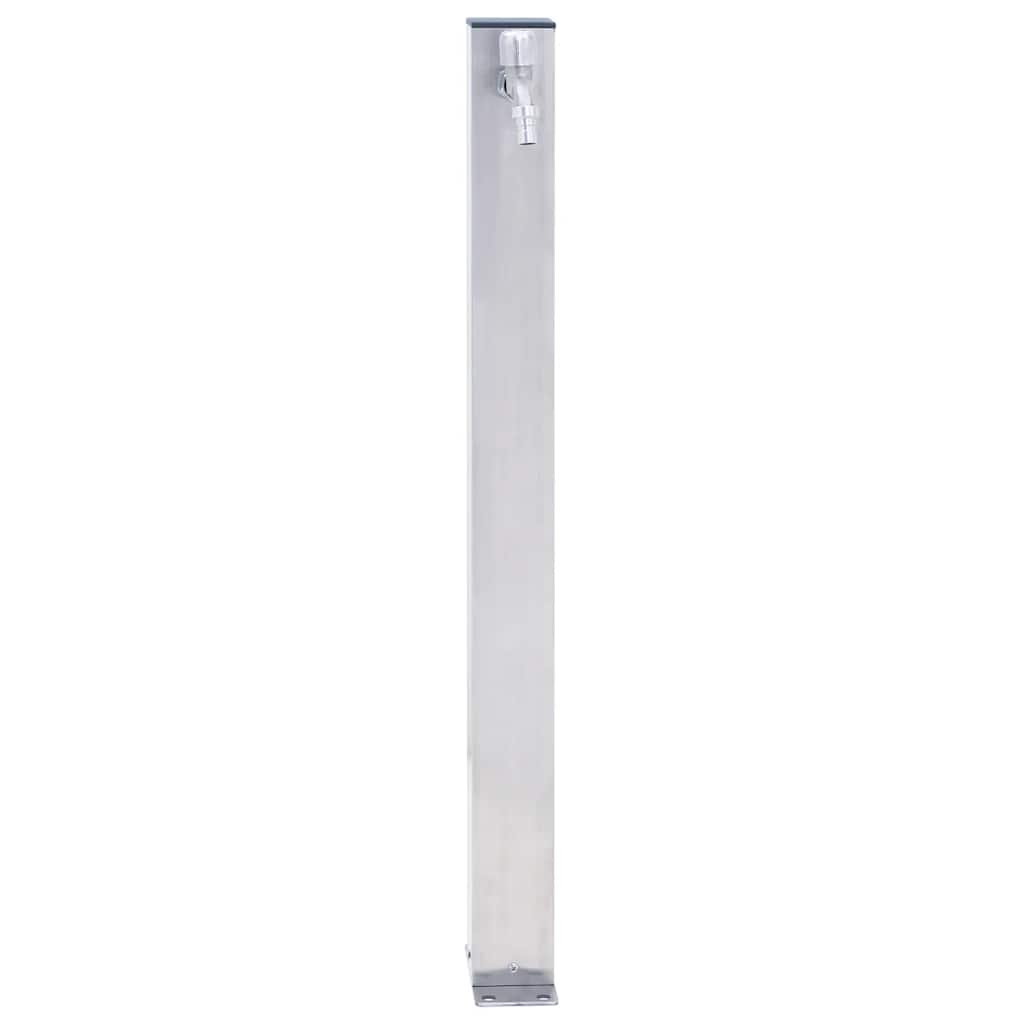 Vidaxx colonne d'eau carrée 60 cm inox