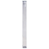 Vidaxx colonne d'eau carrée 60 cm inox