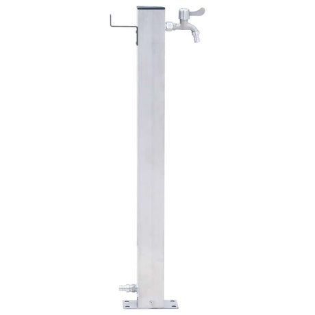 Vidaxx colonne d'eau carrée 60 cm inox