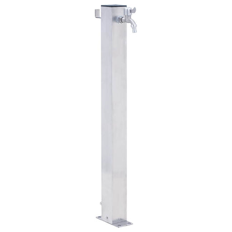 Vidaxx colonne d'eau carrée 80 cm inox