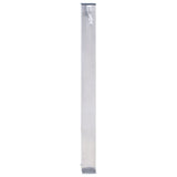 VIDAXL Water Column Square 80 cm stal nierdzewna