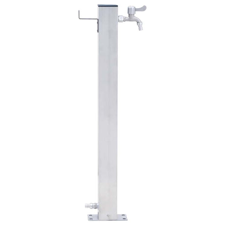 Vidaxx colonne d'eau carrée 80 cm inox