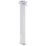 Vidaxx colonne d'eau carrée 100 cm inox