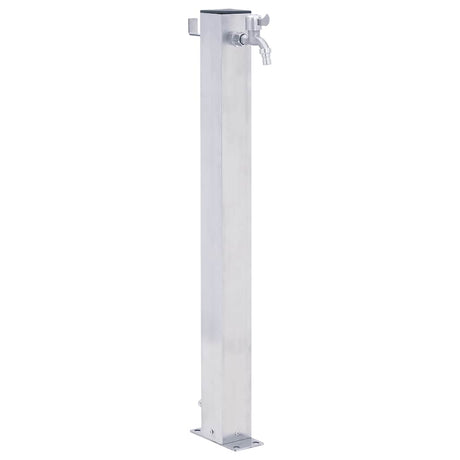 Vidaxx colonne d'eau carrée 100 cm inox