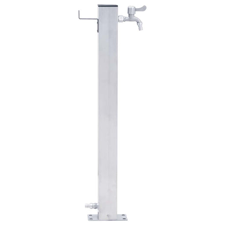 Vidaxx colonne d'eau carrée 100 cm inox